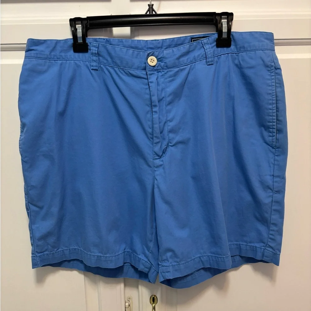 Vineyard Vines Flat Front Blue Cotton Club Casual Shorts Men’s Size 38